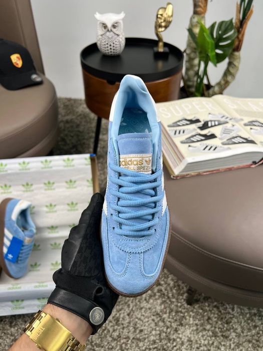 Жіночі кросівки адідас Adidas Spezial Sky Blue [36-40]