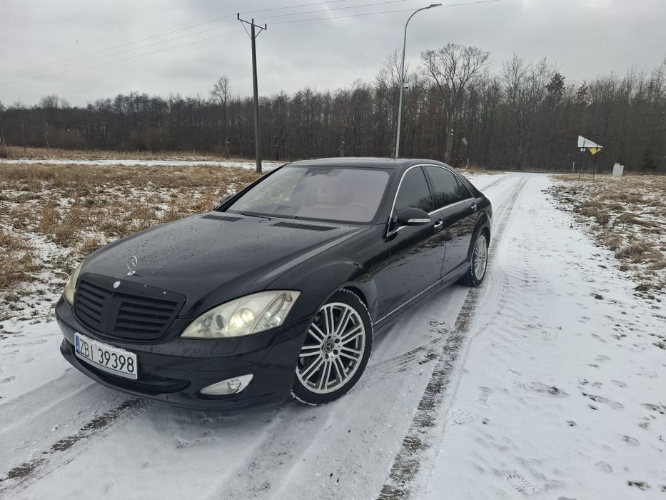 Mercedes-Benz klasa S 3.0D 235KM 7G Tronic Long DociągiDVD NightVision
