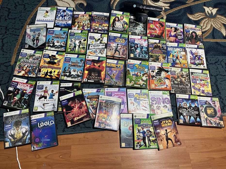 Кінект та диски до кінекту