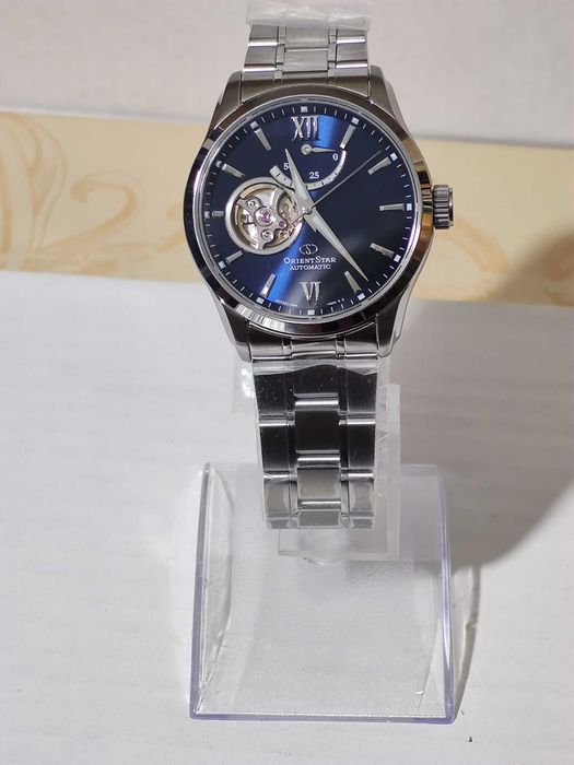 Часы Orient Star Power Reserve Navy RK-AT0002L