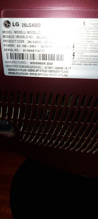 Starszy telewizor LCD