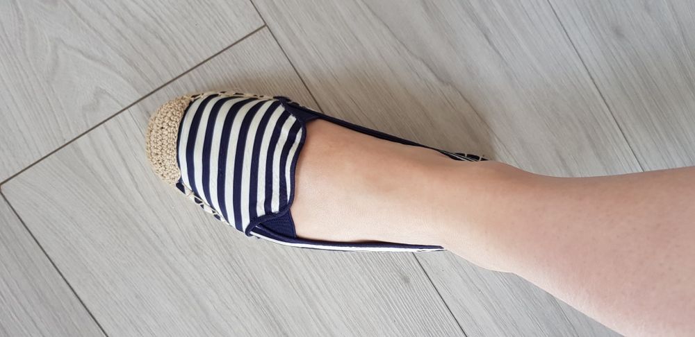 Espadryle Stradivarius w paski 36 nowe