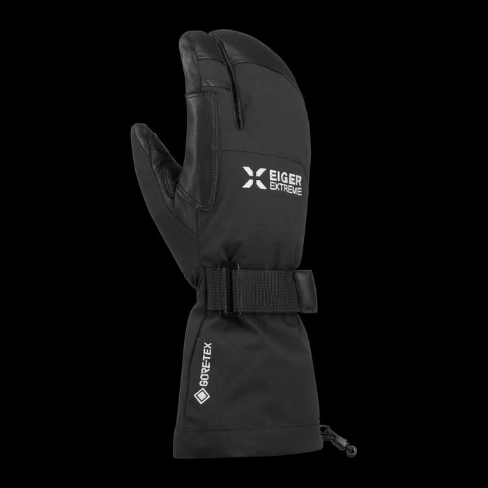 Rękawiczki Mammut Eiger Nordwand Warm 3-Finger Glove Black