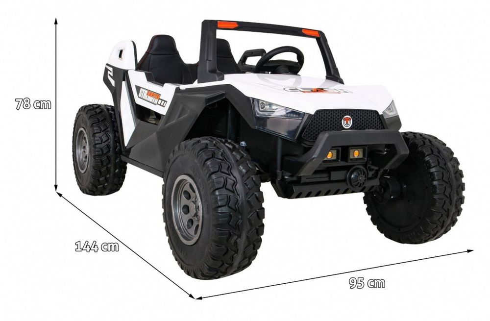 Samochód AUTO  na akumulator Buggy Clash 4x4 Biały
