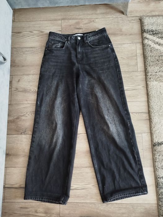 Baggy jeansy czarne house