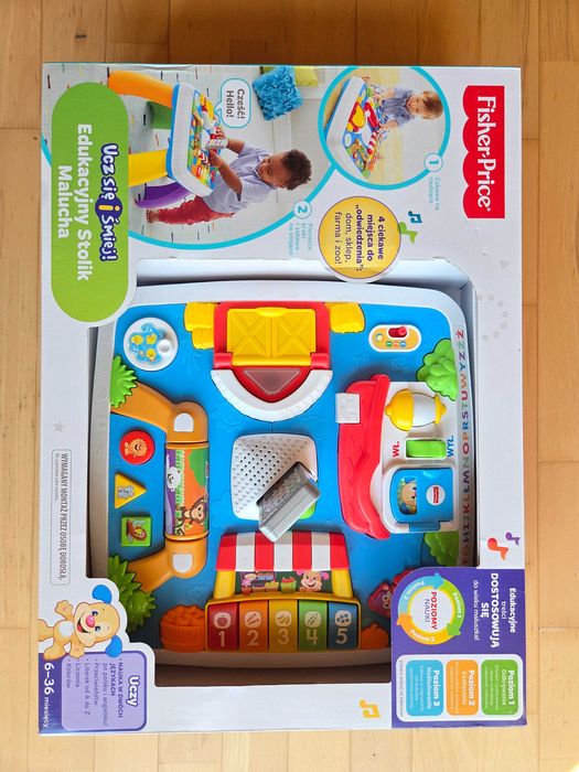 Stolik edukacyjny Fisher-Price stan doskonały