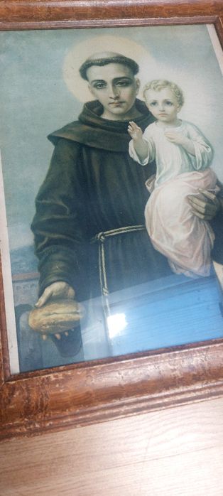 Obraz że świętą postacią