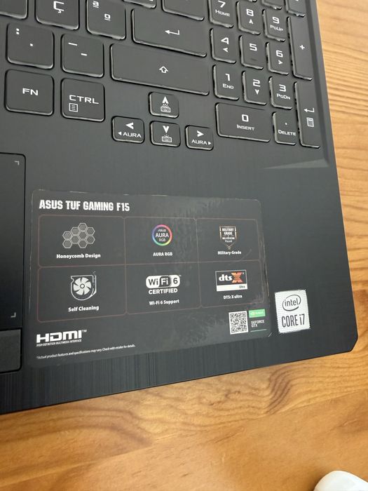 PC Asus TUF Gaming F15 i7