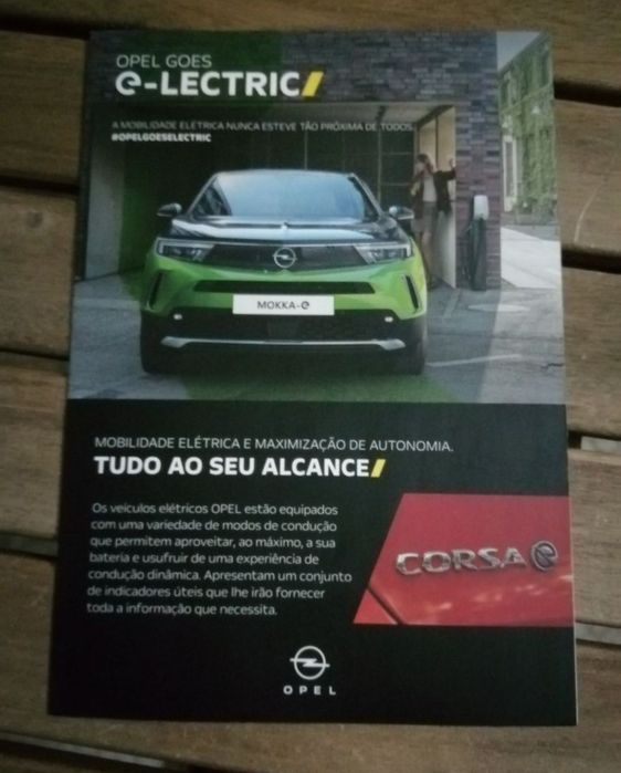 Folheto Opel electric