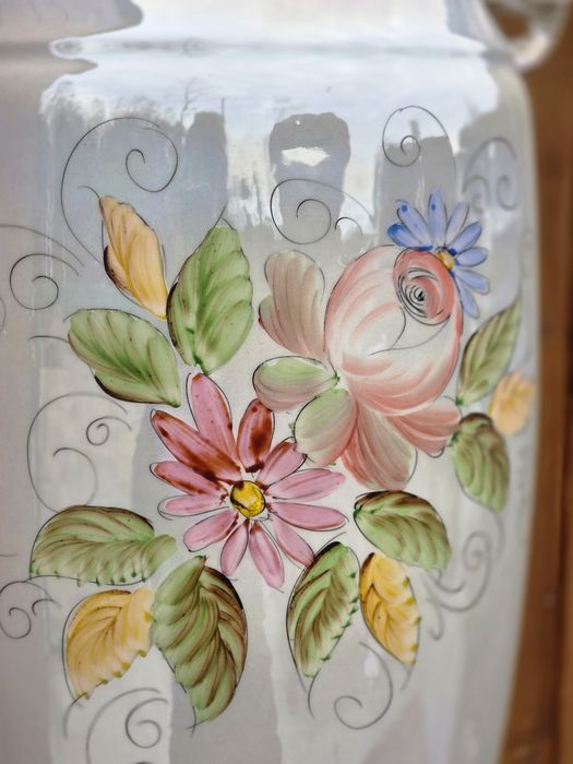 Wazon Depose perłową kwiaty lwy #1710 Stylowy Węgrów