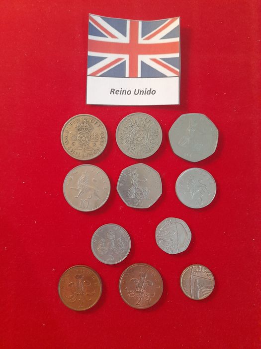 Moedas do Reino Unido (11 uni)