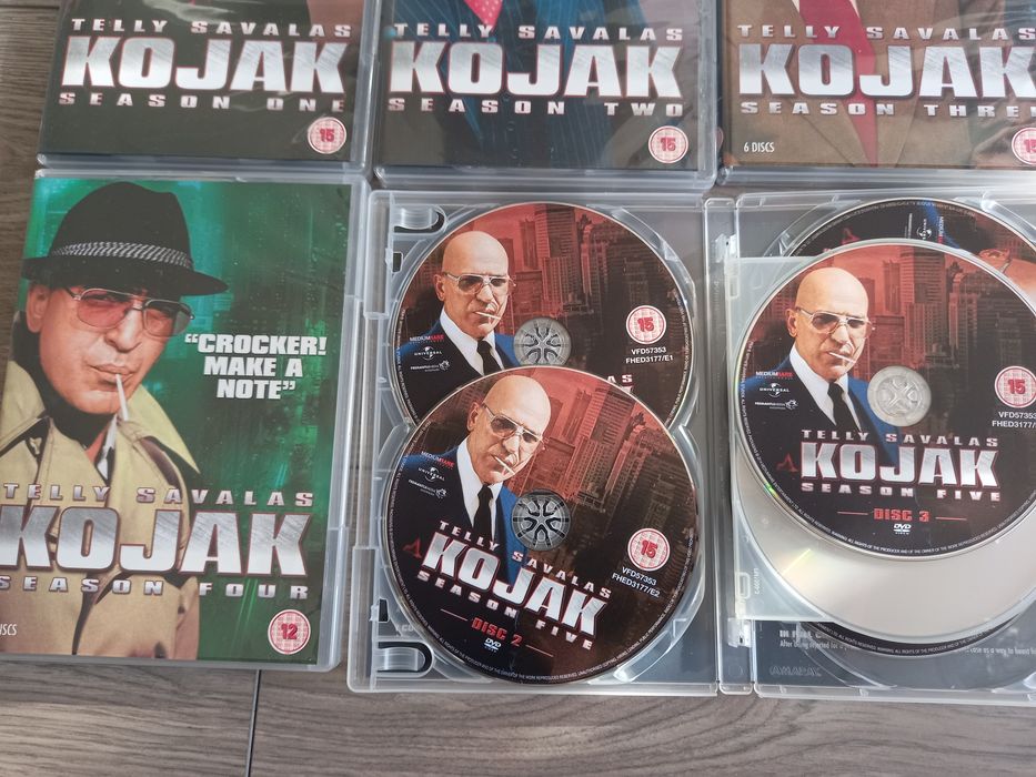 Kojak serial 5 sezonów dvd