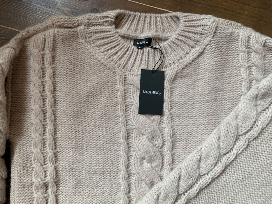 Sweter wełniany Zara rozmiar M oversize Masthew
