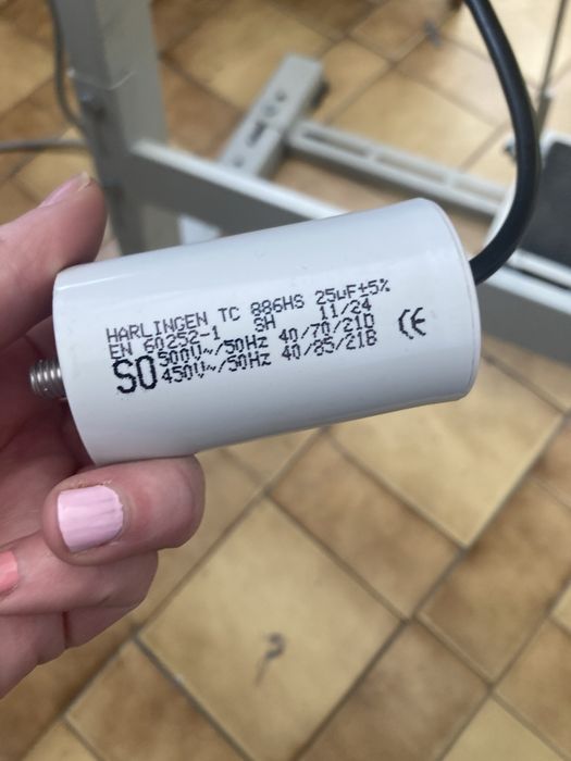 Silnik maszyny przemysłowej  VEM 400W do maszyny - PRZEROBIONY NA 230V