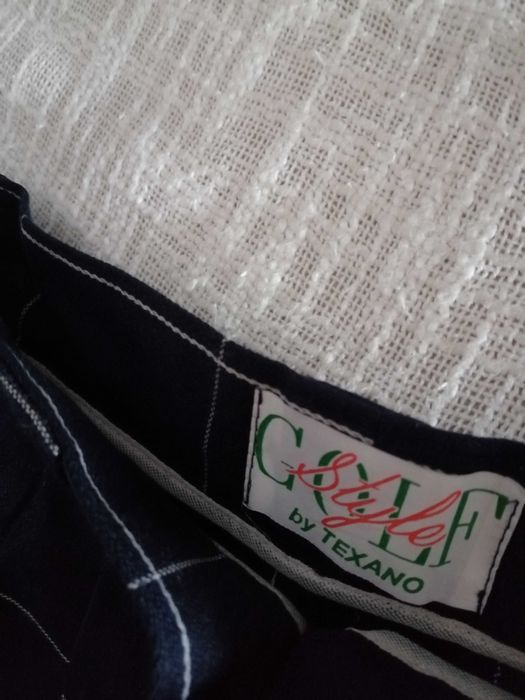 Calças golf senhora novas qualidade tecido com lã