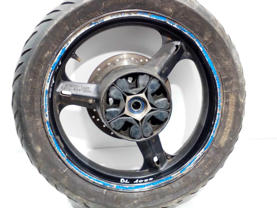 Suzuki DL 1000 V strom tylna felga koło tarcza hamulcowa komplet