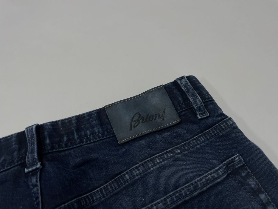 Класичні Джинси Brioni 33 темно сині джинсы бриони
