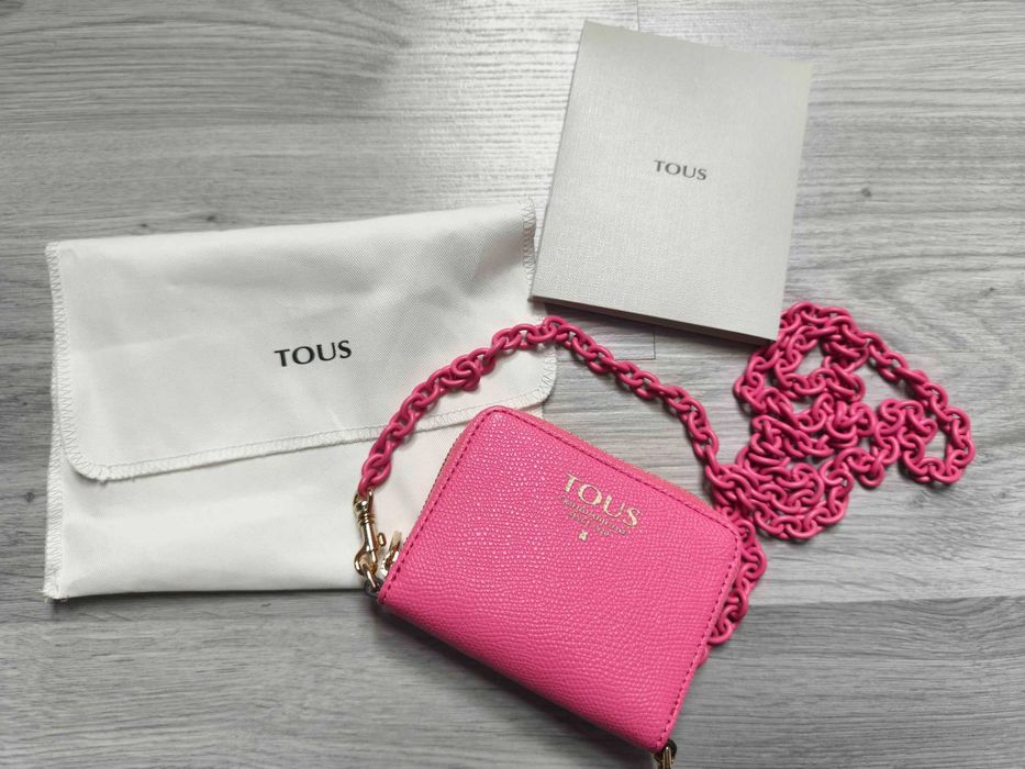 TOUS Brenda portfel na łańcuszki - nowy z certyfikatem
