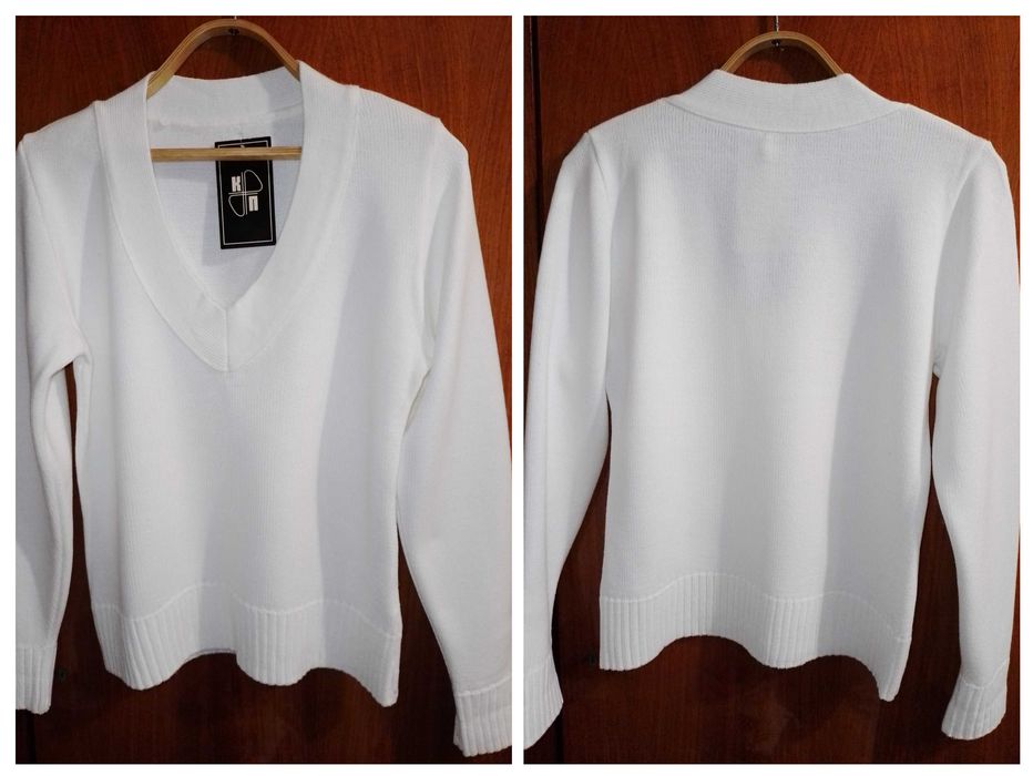 Новый винтажный полушерстяной  пуловер на девушку.