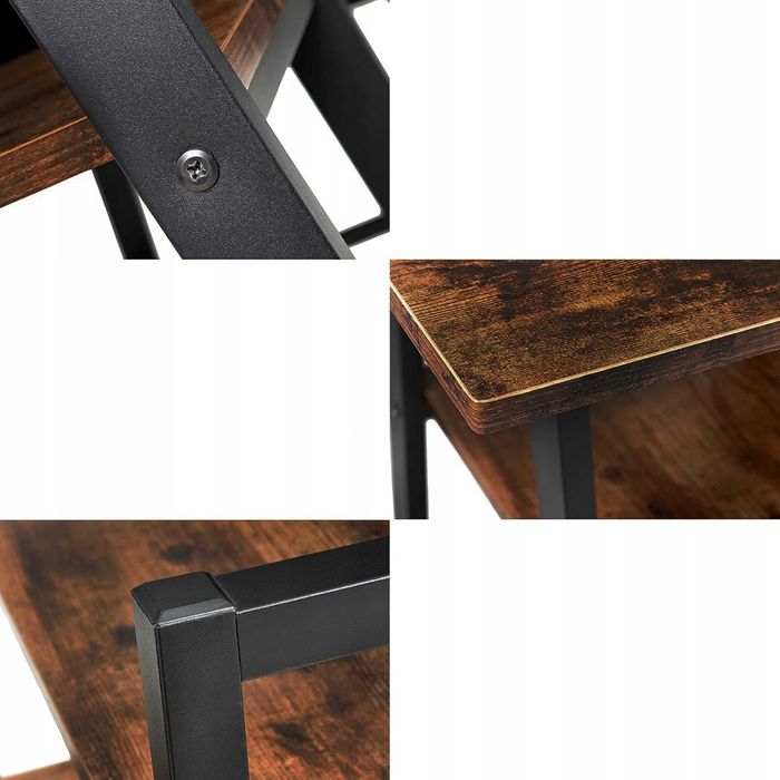 NOWE Biurko Gamingowe Metalowe Komputerowe Meble Szkolne Loft Okazja