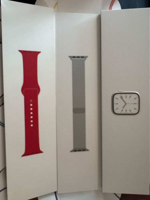 Apple Watch Series 7 45mm Stainless Steel, Milanese loop