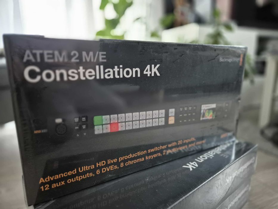 Blackmagic ATEM 2 M/E Constellation 4K - Nowy / Fvat / Śląsk