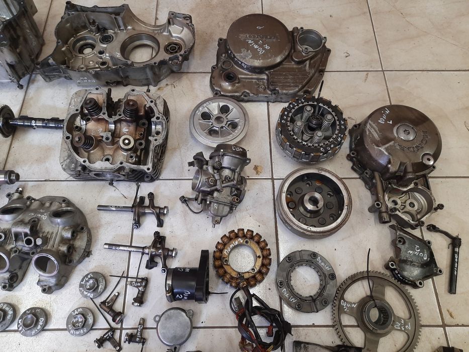 Honda dominator 650 nx silnik części wał iskrownik magneto kartery