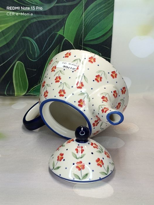 Czajnik imbryk Jaś 1L ceramika Bolesławiec