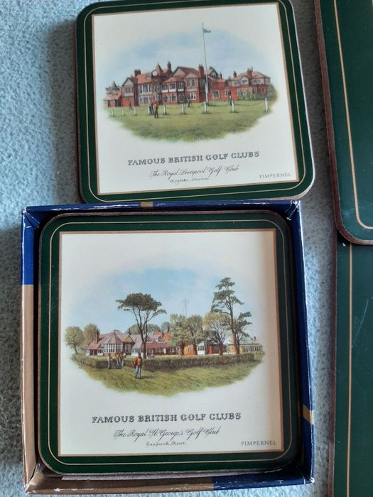 Підставки костери Англія вінтаж,2 набора