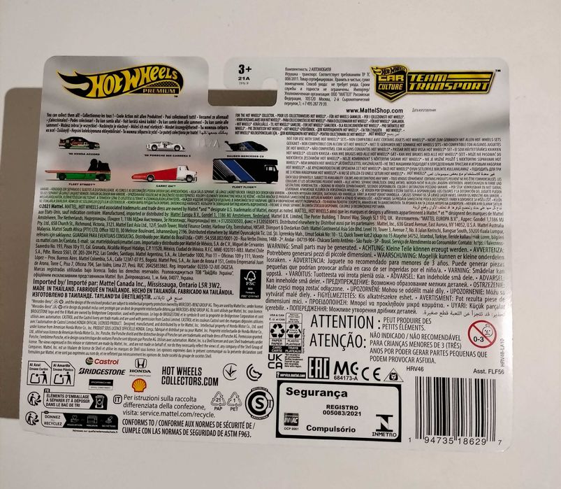 Hot Wheels Team Transport Honda Accord '96