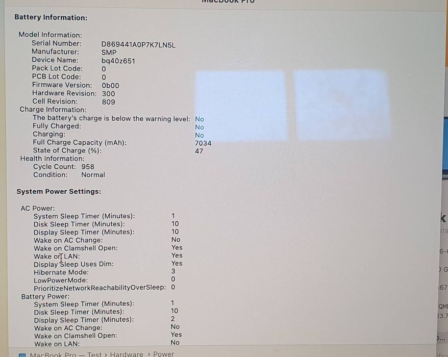MacBook Pro 16inch 2019 - i7/16GB/512GB