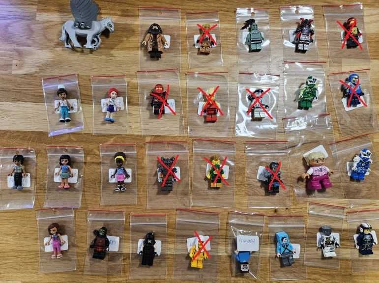 Lego mix figurek harry potter, friends, ninjago