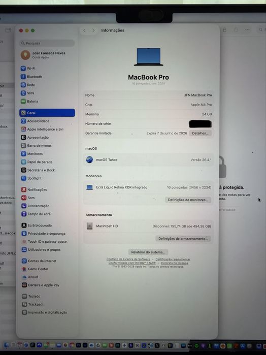 APPLE Macbook Pro 16 M4Pro - 14C/GP20/24/512 Gb
