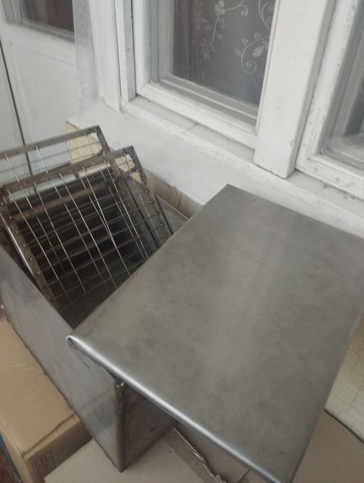 Новая коптилка из нержавеющей стали для мяса и рыбы