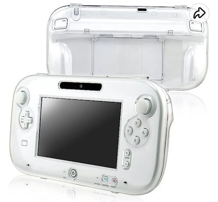 Capas transparentes de cristal rígido para GamePad Nintendo Wii U