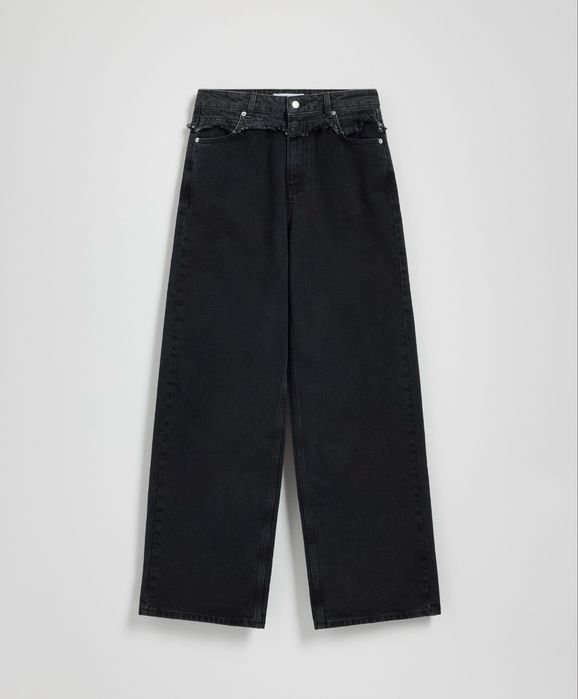 Джинси джинсы reserved 36,38,40,42  S M L XL wide leg straigt