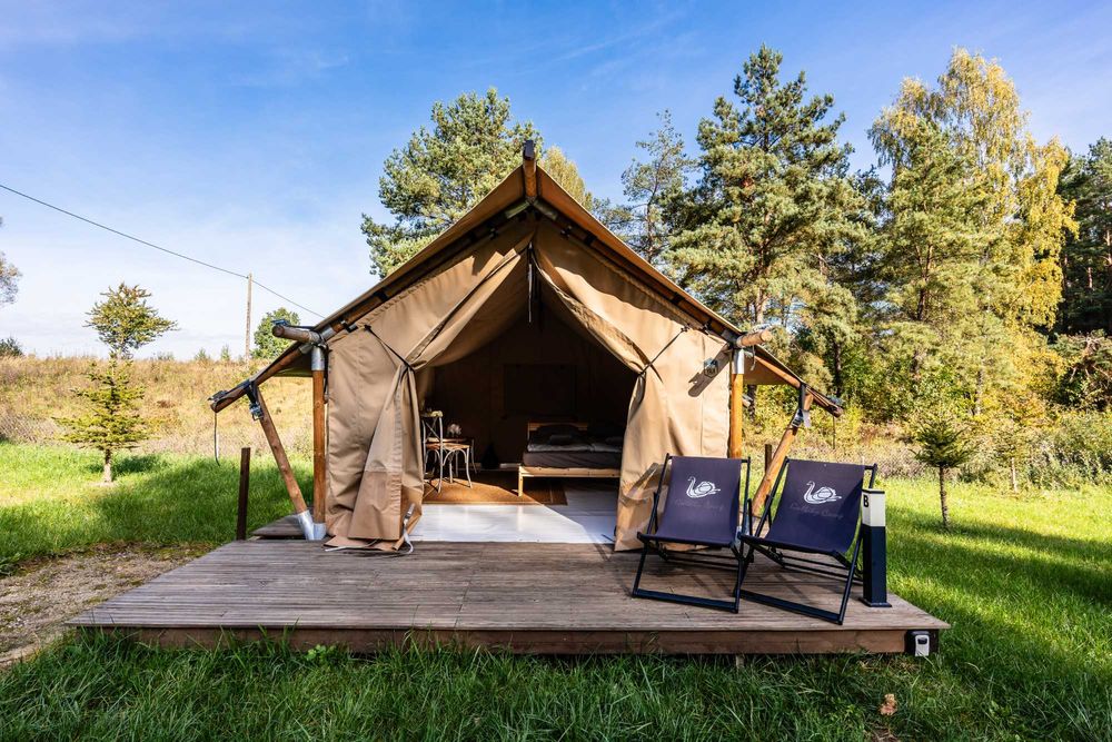 Glamping -Namioty premium 2 os. z prywatną łazienką - WOLNE NA LATO