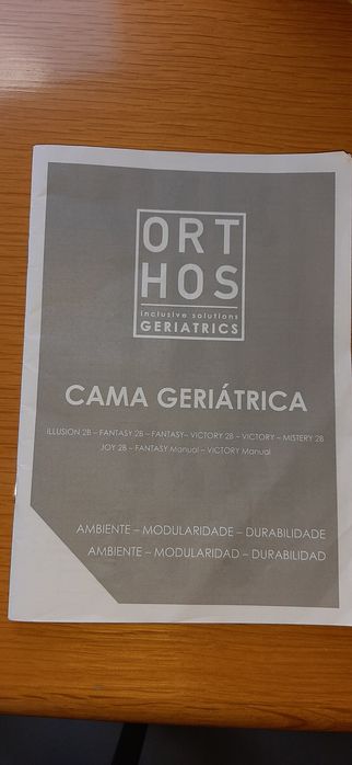 Cama Geriátrica articulada eléctrica como novaa