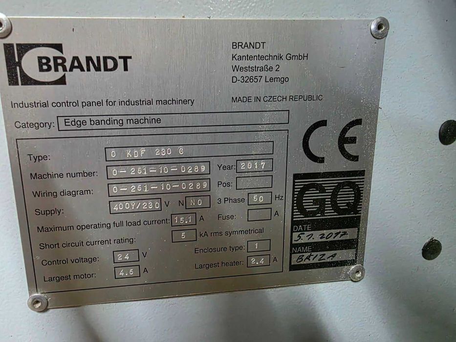 Крайколичкувальний верстат Brandt Optimat KDF 230 C