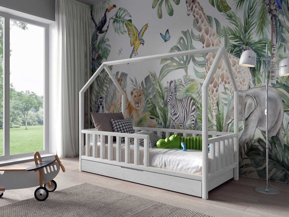 Łóżko dla dzieci DOMEK ANTOŚ 160X80 - materac gratis