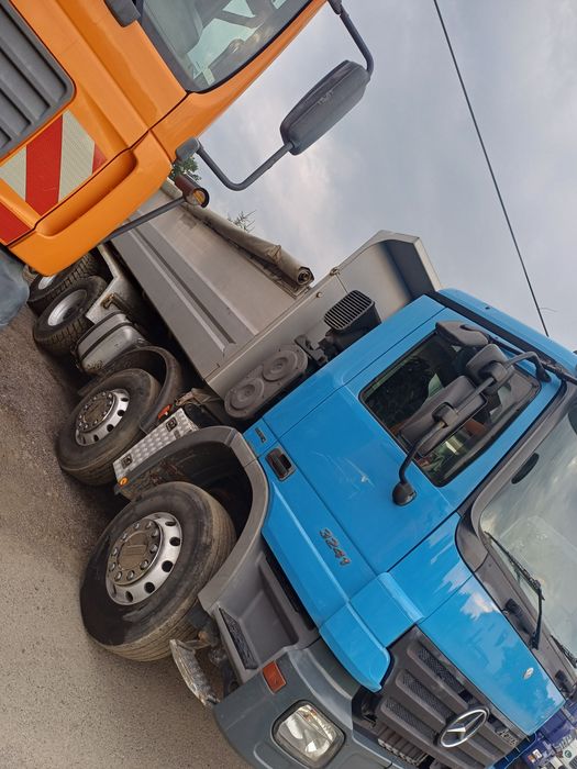 Mercedes Actros Mp2 3241 8x4 hydroburta ZADBANA wywrotka duża ładownoś