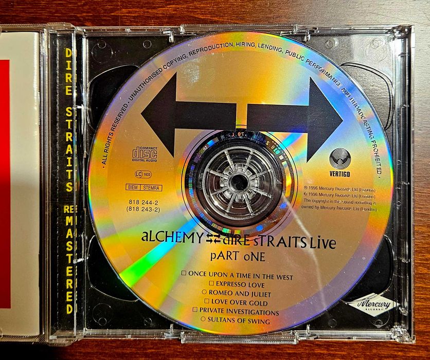 CD Dire Straits ALCHEMY