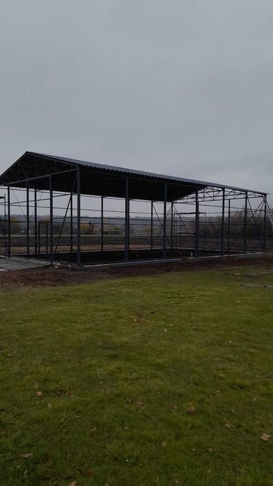 Ангар Прямостінний в Україні. Будуємо Склад під ключ Зерносховище