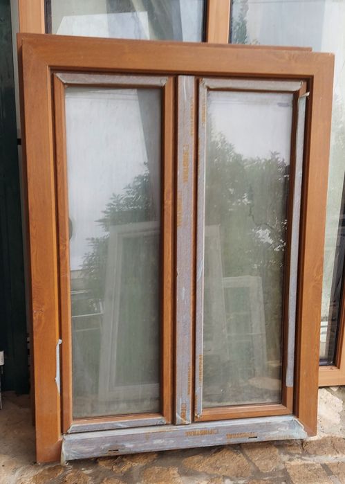 Janela PVC - PORTA PVC - Janela Aluminio de Abrir Vidro Duplo - Porta