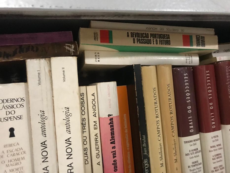 Livros antigos - 25 abril e politica
