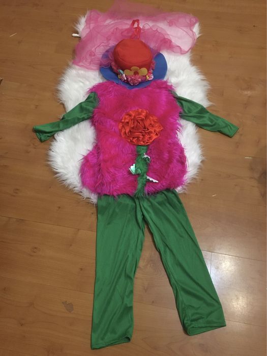Fato de Carnaval a Flor