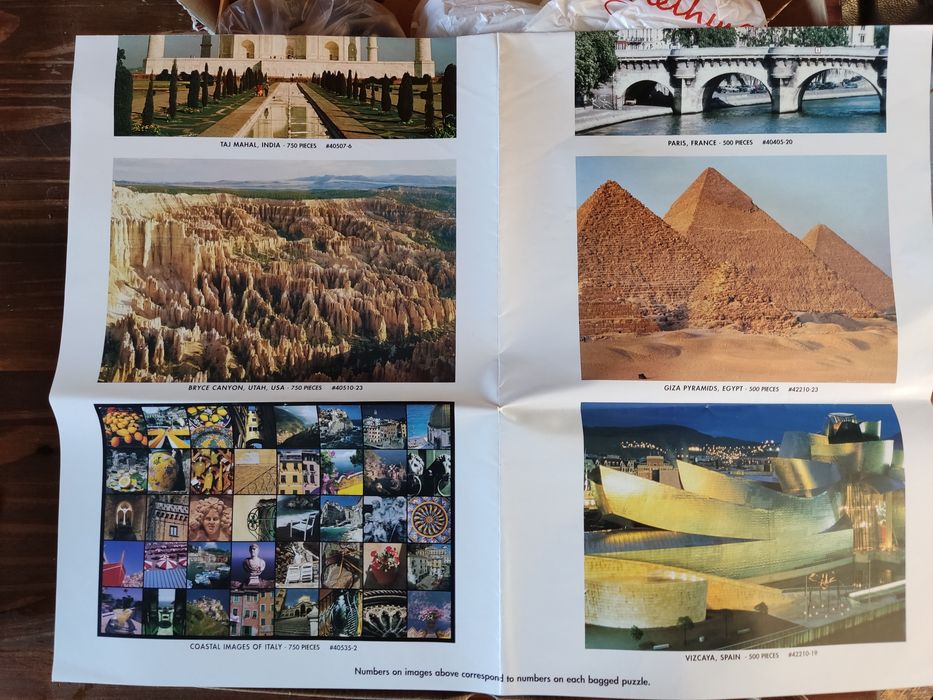 Puzzle 6750 elementów 10 obrazków