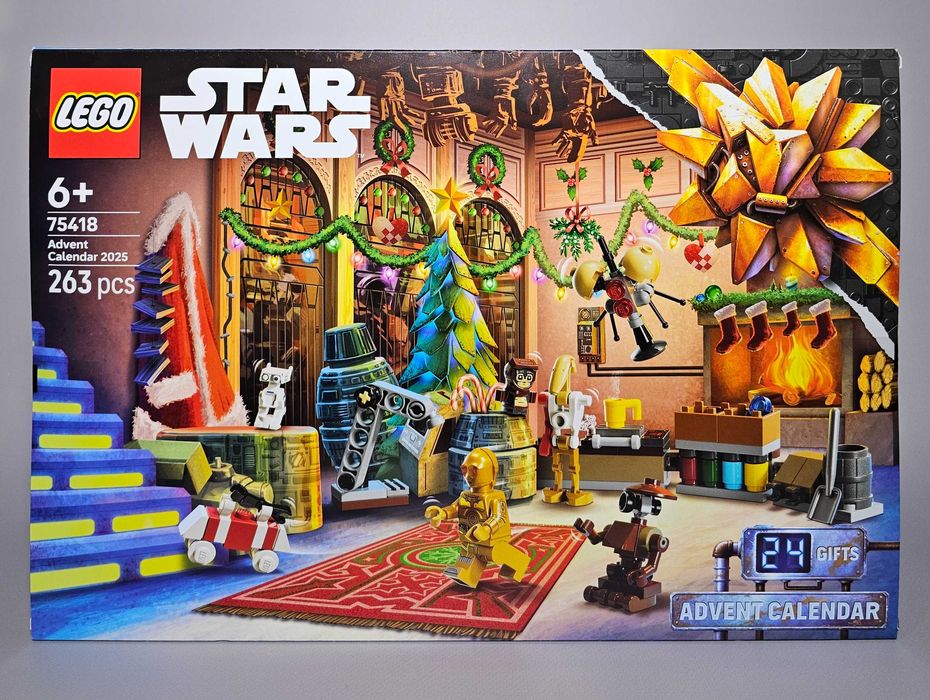 Адвент календарі ЛЕГО 2025 Гаррі Поттер, Майнкрафт, Сіті Оригінал LEGO