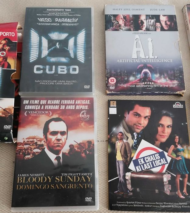 DVDs, "CUBO" e outros, o lote todo por 5€