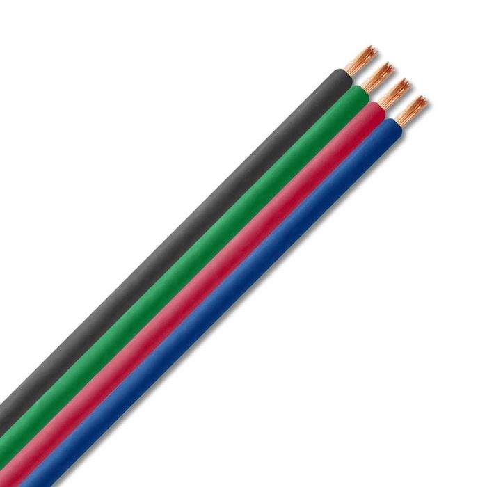 Przewód wstążkowy TLWY 4x0,35mm² 150V płaski TECHNOKABEL -10m